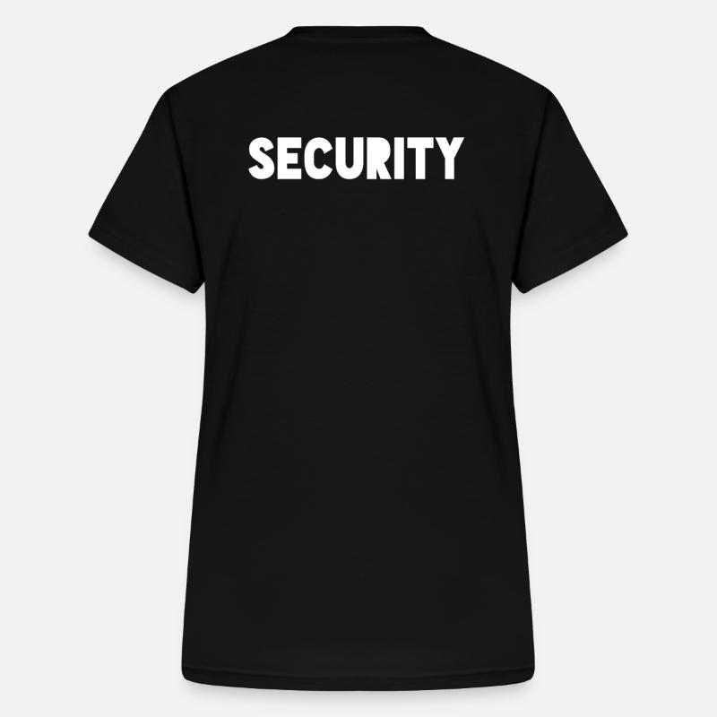 Security - Women's V-neck T-shirt - black