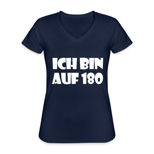 Liebe180 23.1 - Klassisches Frauen-T-Shirt mit V-Ausschnitt