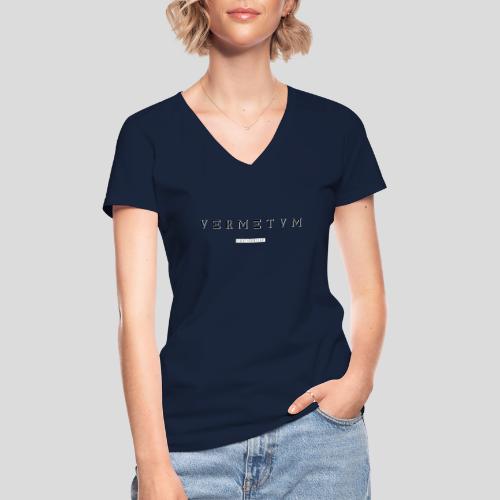 VERMETUM CLASSIC EDITION - Klassisches Frauen-T-Shirt mit V-Ausschnitt