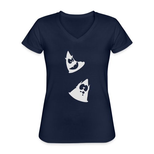 Conos diabólicos 1 - Camiseta clásica con cuello de pico para mujer