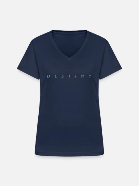 Schicksal - Schicksal - Frauen-T-Shirt mit V-Ausschnitt - Navy