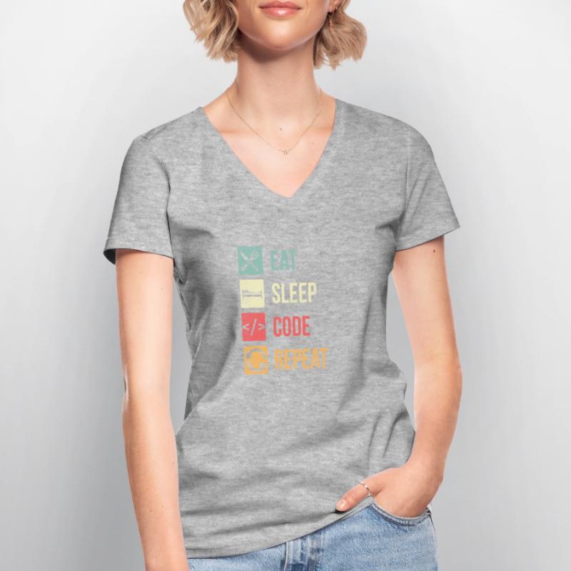 Software Engineer Coding Women's V-neck T-shirt