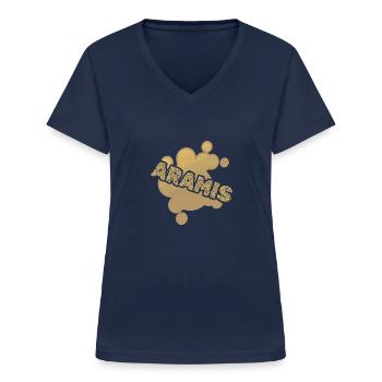Bébé Aramis - T-shirt col V Femme - marine - Devant - Lela (165cm)