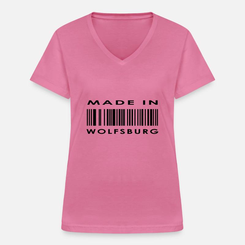 Wolfsburg - Women's V-neck T-shirt - pink