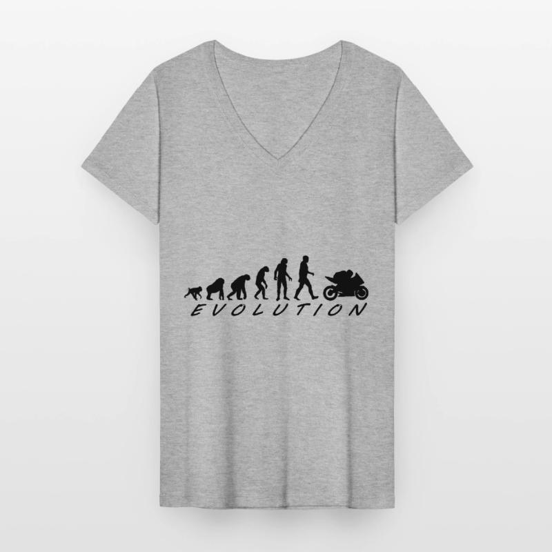 Evolution Women's V-neck T-shirt