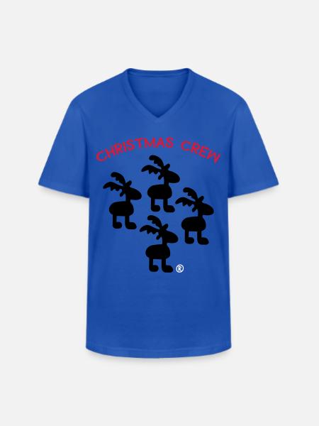 Christmas - Men's V-Neck T-Shirt - royal blue
