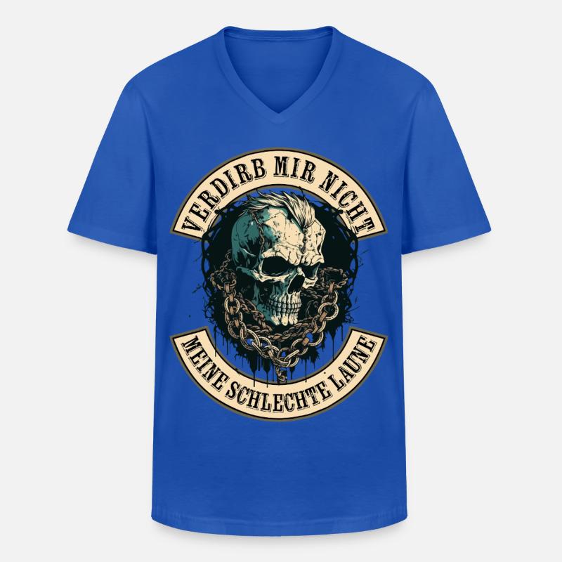 Verdirb mir nicht die Schlechte Laune - Männer-T-Shirt mit V-Ausschnitt - Royalblau