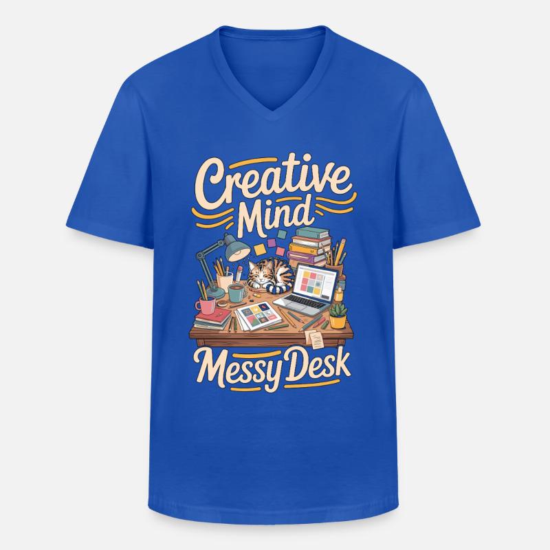 Graphic Designer Creative Mind Visual Designer - Männer-T-Shirt mit V-Ausschnitt - Royalblau