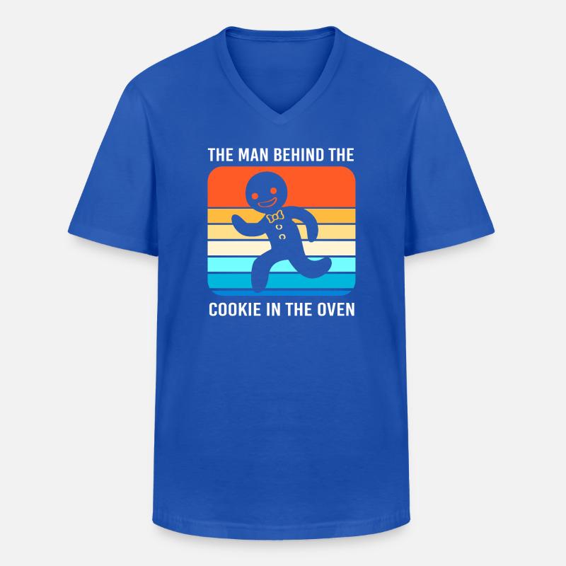 Werdender Papa werdende Väter - Männer-T-Shirt mit V-Ausschnitt - Royalblau