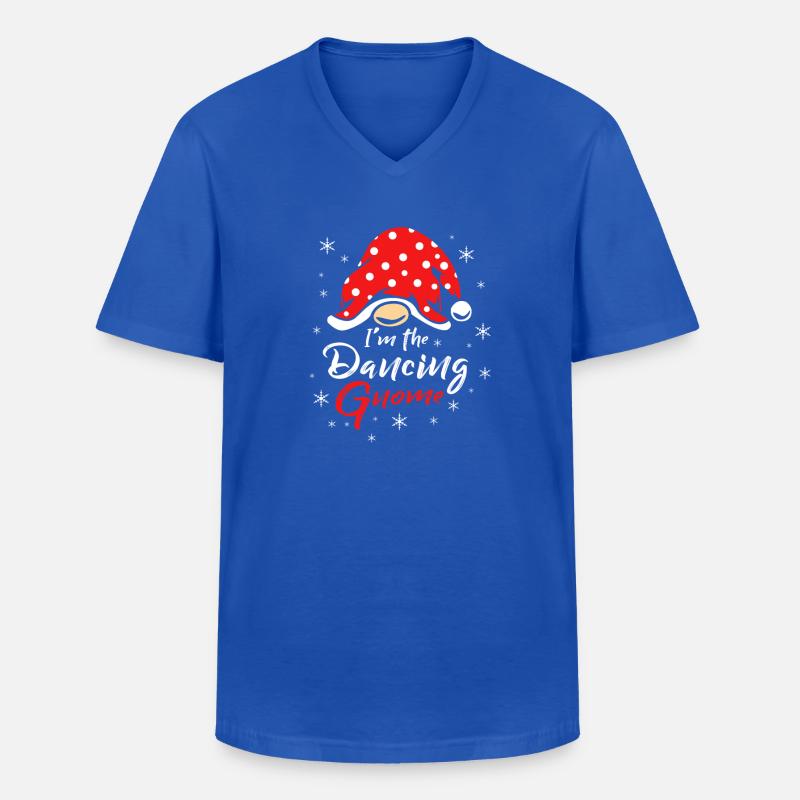 Gnom Tanzen - Männer-T-Shirt mit V-Ausschnitt - Royalblau