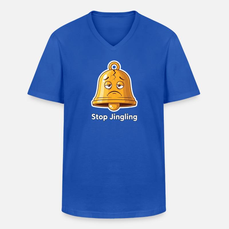Weihnachtsglocken Weihnachtslieder - Männer-T-Shirt mit V-Ausschnitt - Royalblau