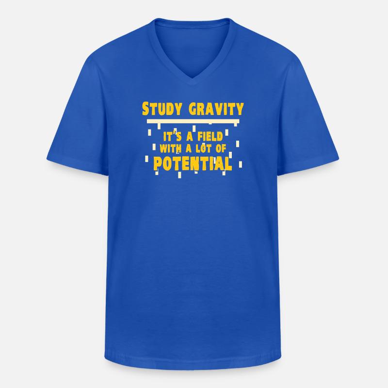 Physics Physicist Physics Student Physics Teacher - Men's V-Neck T-Shirt - royal blue