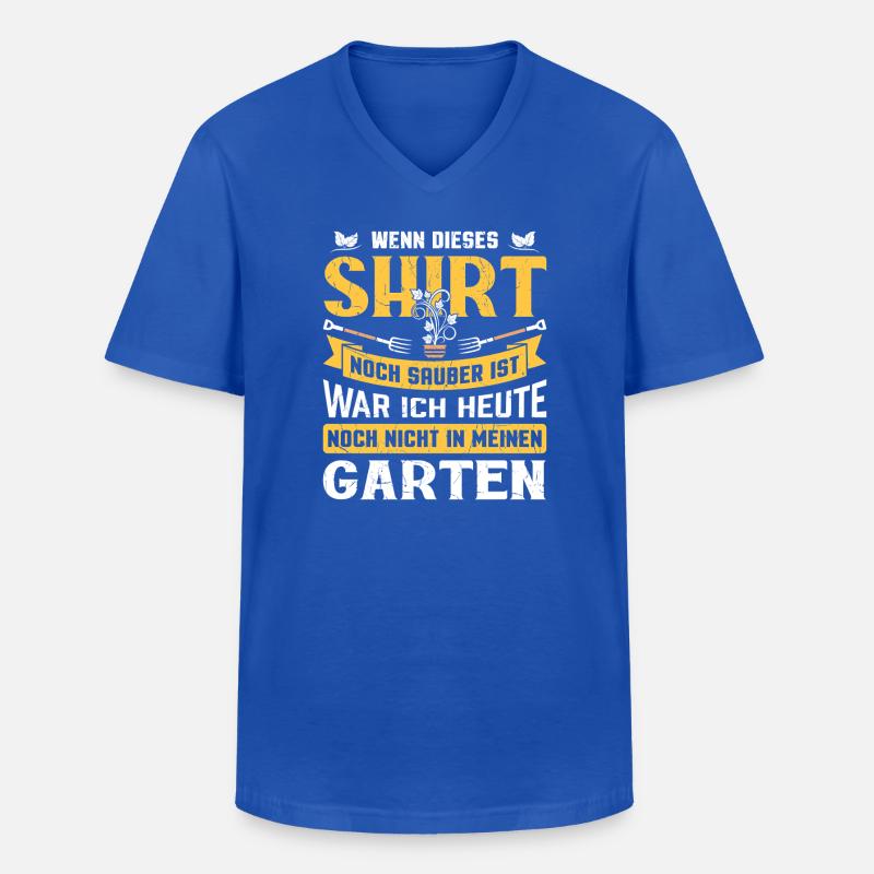Garten Gärtner Gärtnern Gartenarbeit Gartenarbeit - Männer-T-Shirt mit V-Ausschnitt - Royalblau