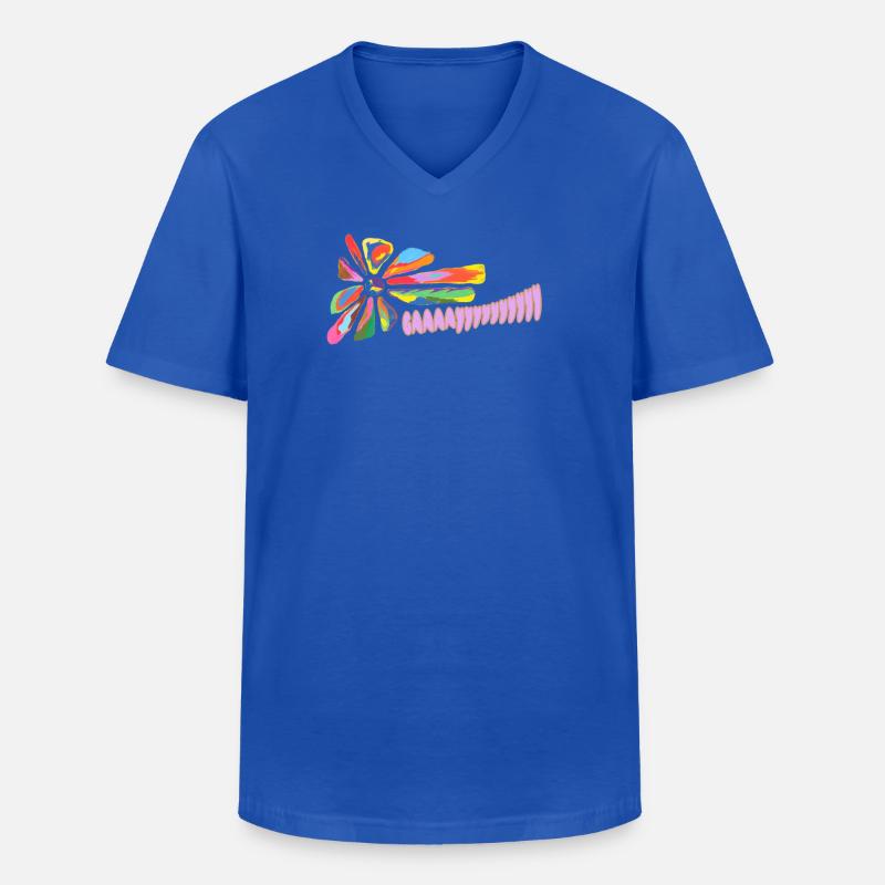 Sei schwul, sei laut - Männer-T-Shirt mit V-Ausschnitt - Royalblau