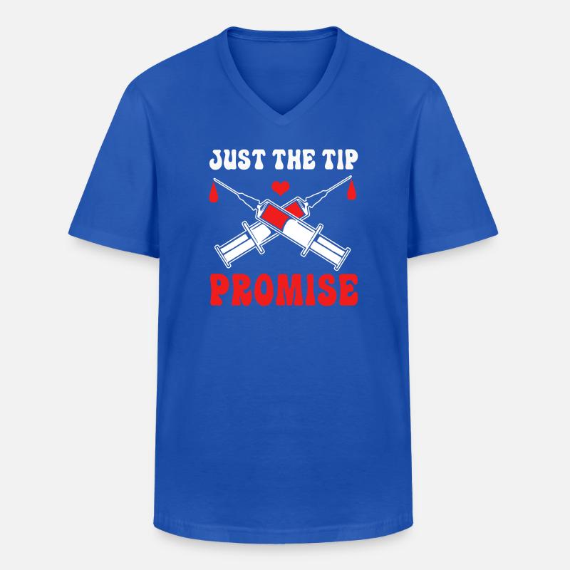Blutspender Blut Blutspende - Männer-T-Shirt mit V-Ausschnitt - Royalblau