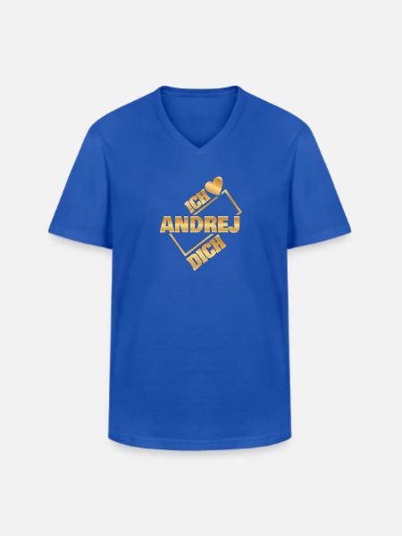 Andrej - Men's V-Neck T-Shirt - royal blue