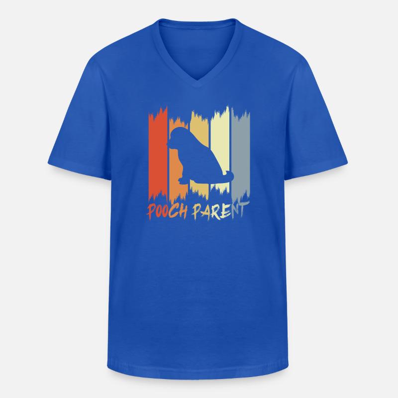 Hundebesitzer - Männer-T-Shirt mit V-Ausschnitt - Royalblau