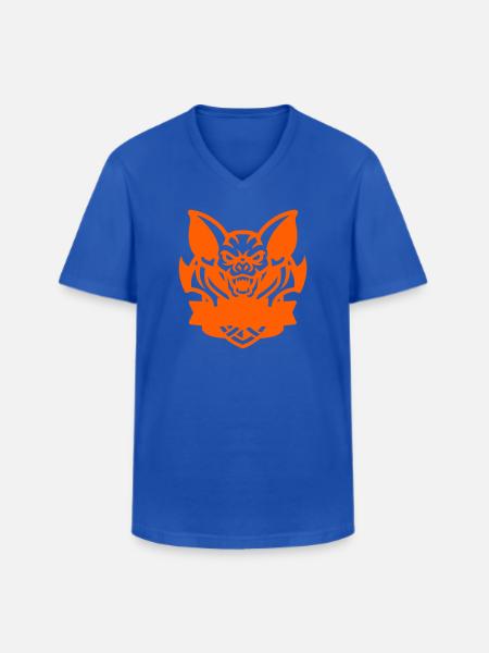 Fledermaus E-Sport Logo - Men's V-Neck T-Shirt - royal blue