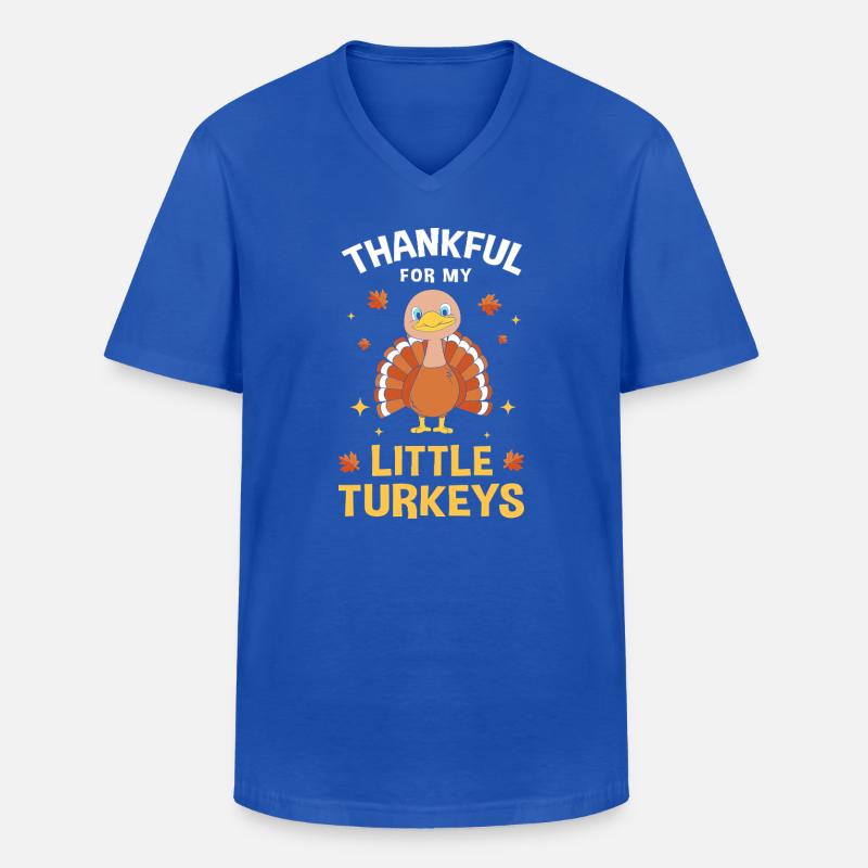 Thanksgiving Mama Mutter Oma Großmutter - Männer-T-Shirt mit V-Ausschnitt - Royalblau