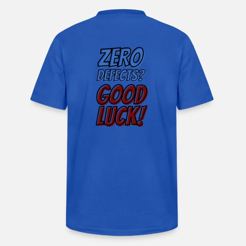 Zero Defects Good luck - Männer-T-Shirt mit V-Ausschnitt - Royalblau