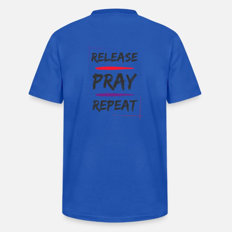 Release Pray Repeat - Männer-T-Shirt mit V-Ausschnitt - Royalblau