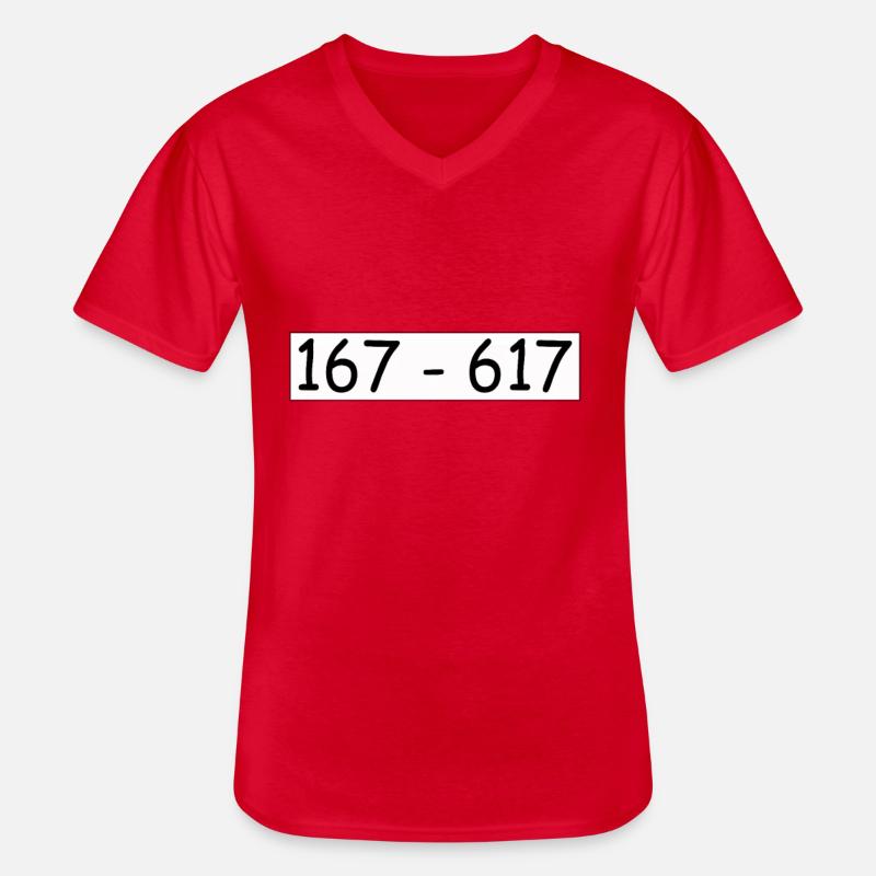 Panzerknacker - Männer-T-Shirt mit V-Ausschnitt - Rot