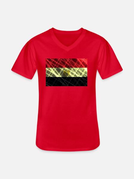 Egypt - Men's V-Neck T-Shirt - red