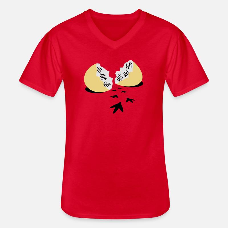 Prison Break - Männer-T-Shirt mit V-Ausschnitt - Rot