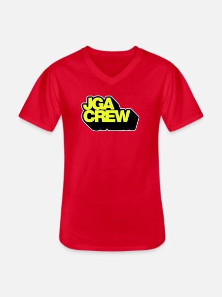 Bachelor Party Crew 3D - Men's V-Neck T-Shirt - red