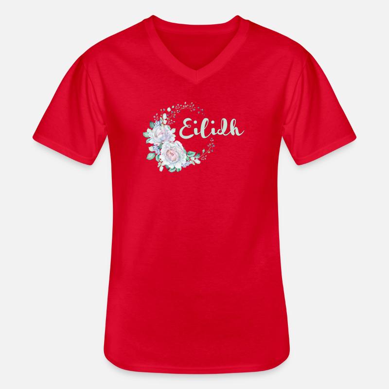 Für Eilidh - Männer-T-Shirt mit V-Ausschnitt - Rot