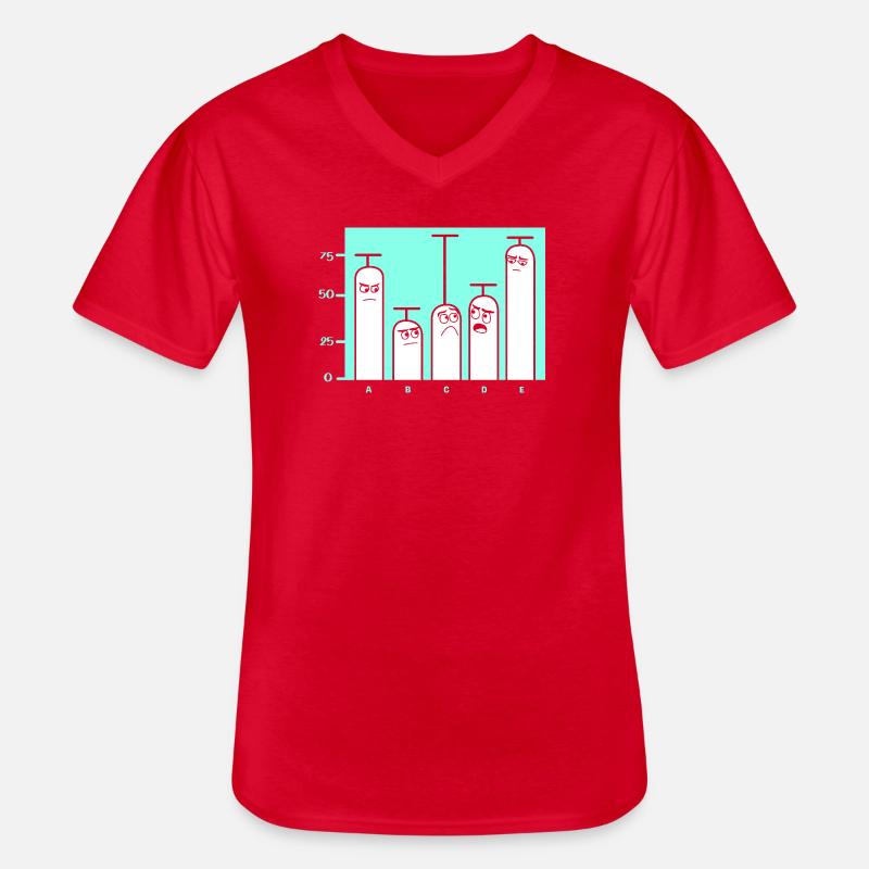 Programmierer Coder GPT - Männer-T-Shirt mit V-Ausschnitt - Rot