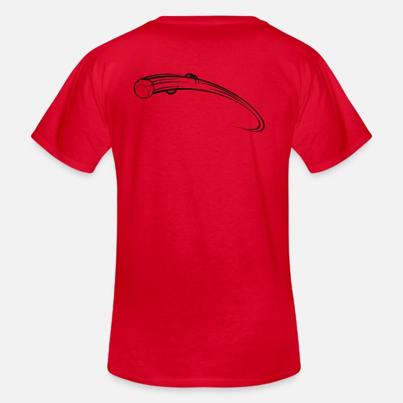 Boule Kugel mit Schweif - Männer-T-Shirt mit V-Ausschnitt - Rot