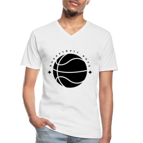 Basketball Boys - Klassisches Männer-T-Shirt mit V-Ausschnitt