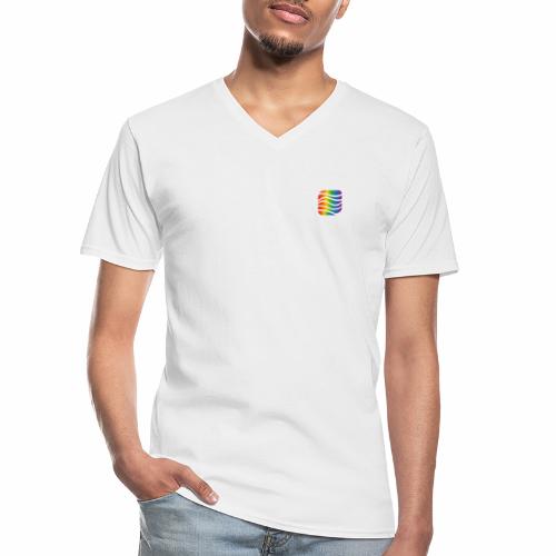 LGBT Logo Air - Klassisches Männer-T-Shirt mit V-Ausschnitt