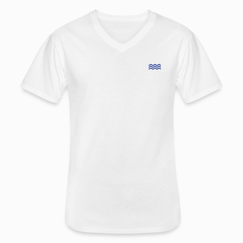 Zeeuwse golf - cadeau voor Zeeuwen en Zeeland fans - Klassiek mannen T-shirt met V-hals