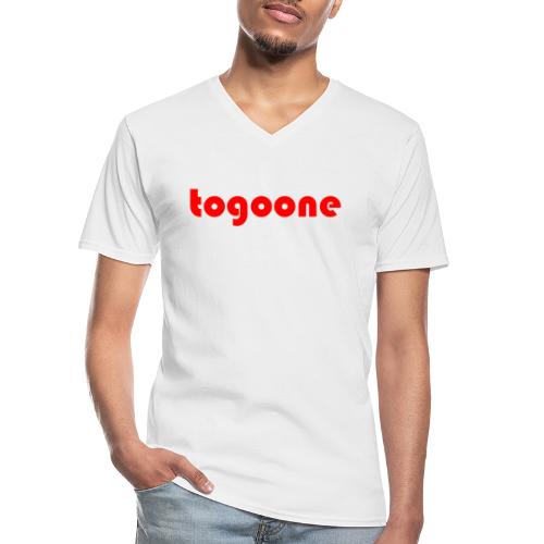 togoone official - Klassisches Männer-T-Shirt mit V-Ausschnitt