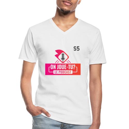 Podcast S5 - T-shirt classique col V Homme