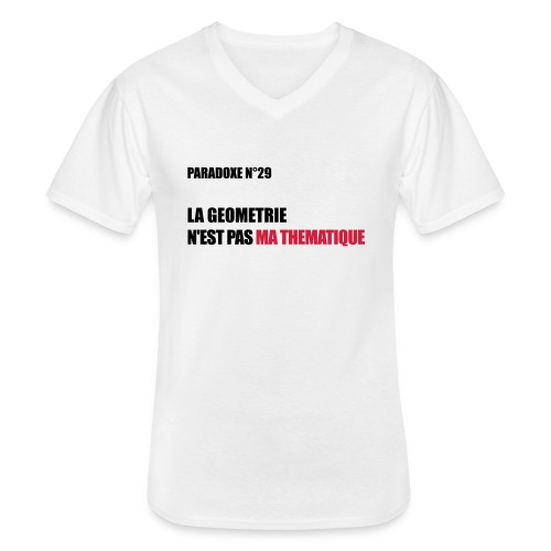 PARADOXE geometrie - T-shirt classique col V Homme