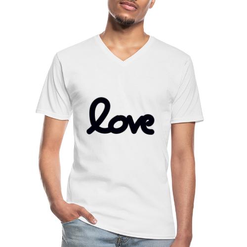 draw love - T-shirt classique col V Homme