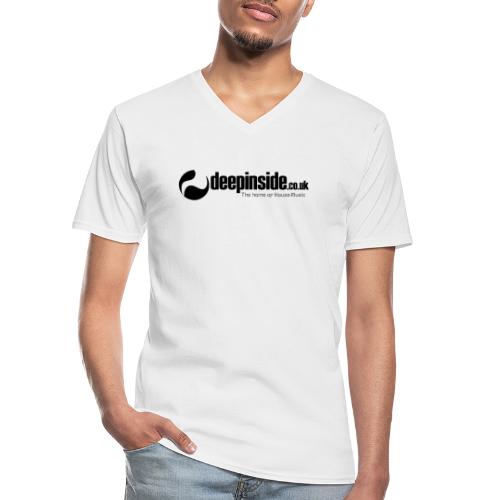 DEEPINSIDE The home of House-Music (Black) - Men's V-Neck T-Shirt