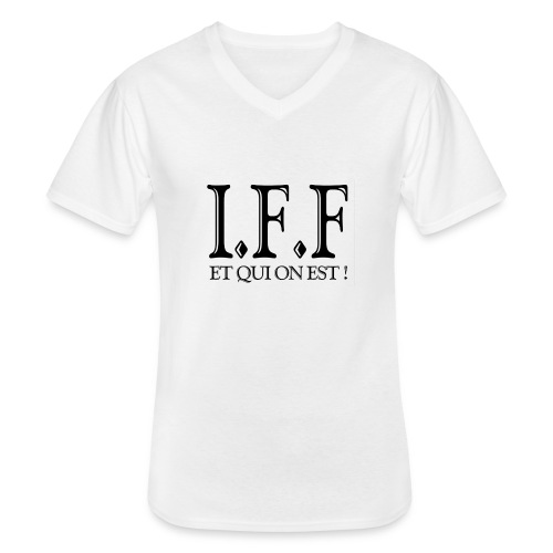 IFF FACISTI FORA - T-shirt classique col V Homme