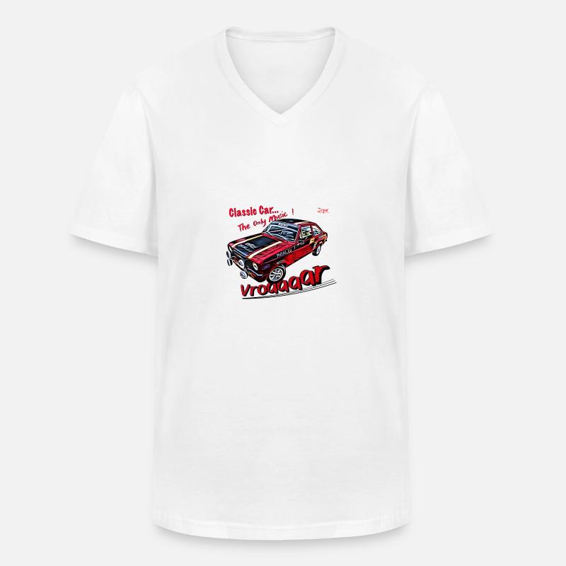 Vroaaaar Music 2 - Männer-T-Shirt mit V-Ausschnitt - Weiß
