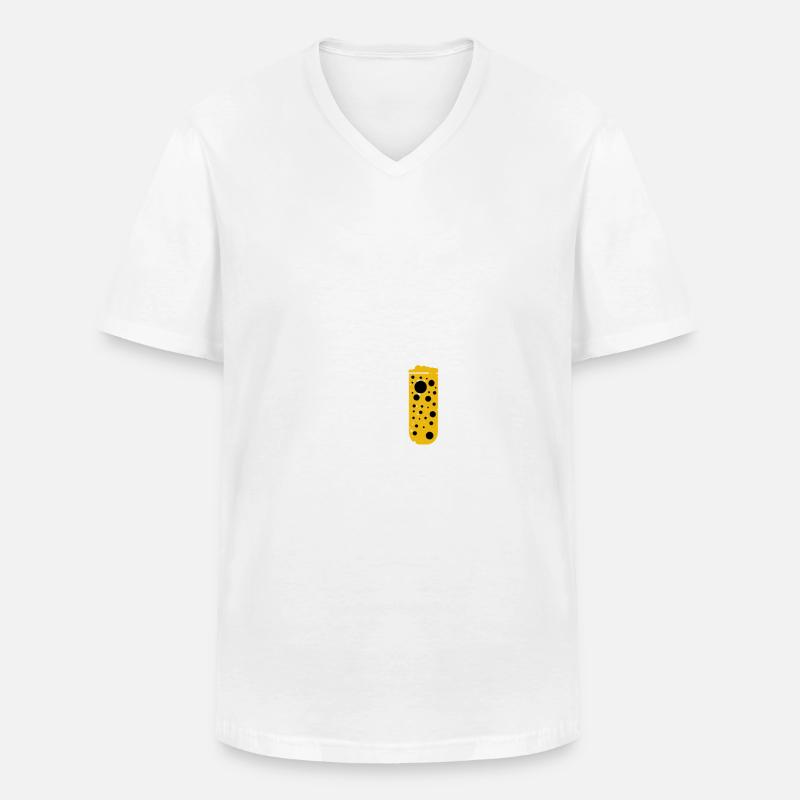 Das Leben Ist Brewtiful - Männer-T-Shirt mit V-Ausschnitt - Weiß