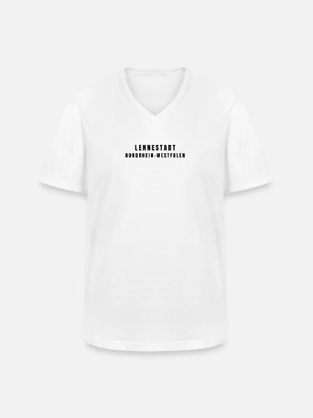 Lennestadt, North Rhine-Westphalia - Men's V-Neck T-Shirt - white