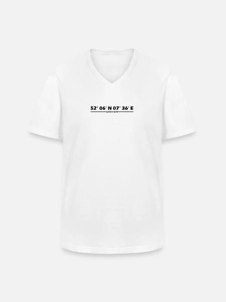 Greven Coordinates - Men's V-Neck T-Shirt - white