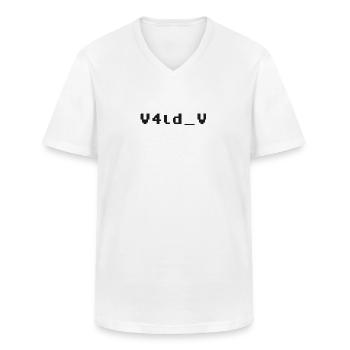VLD V 2022 - T-shirt col V Homme - blanc - Devant - AI Model Male 185 light (185cm)