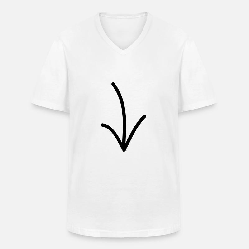 Das Kind bin ich! - Männer-T-Shirt mit V-Ausschnitt - Weiß