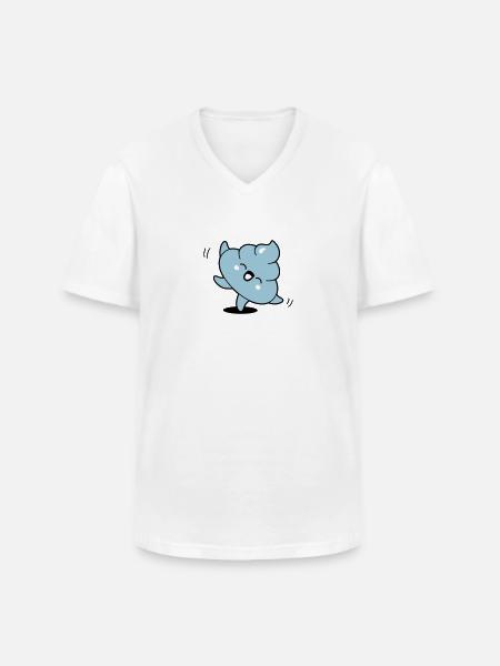 Kack kawaii - Männer-T-Shirt mit V-Ausschnitt - Weiß