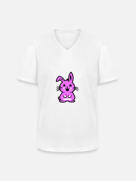 Easter Symbol Bunny - Men's V-Neck T-Shirt - white