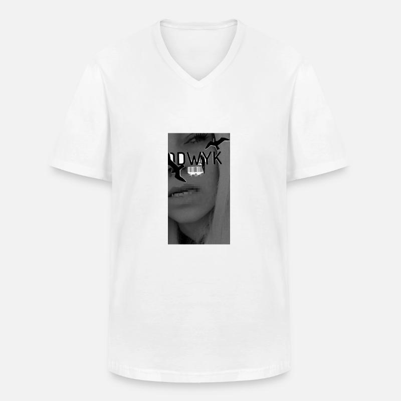 3B6347BD E0D7 497B 83E0 36AA74901BFD - Men's V-Neck T-Shirt - white